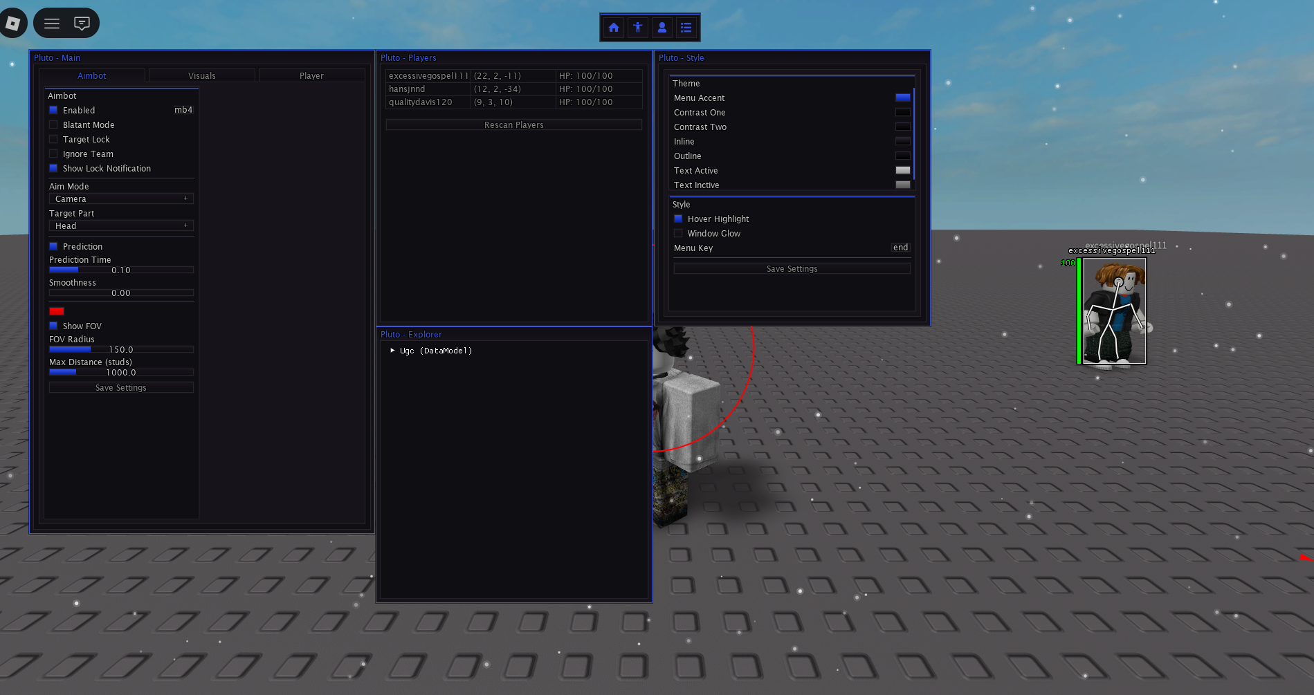 Pluto - Roblox External Mod (Always Updated, Aimbot, ESP, Miscellaneous)
